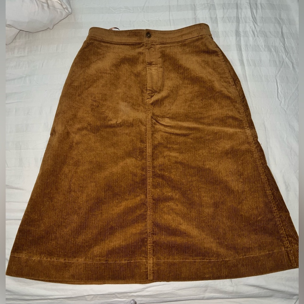 Cotton corduroy skirt from UNIQLO